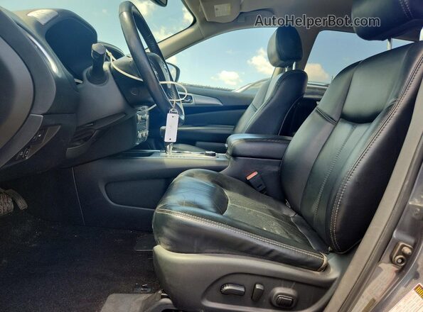 5N1DR2MM6JC667201 2018 NISSAN PATHFINDER Gray Вид салону спереду