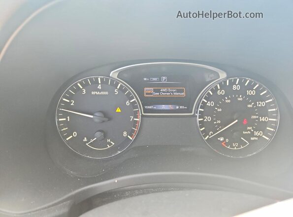 5N1DR2MM6JC667201 2018 NISSAN PATHFINDER Gray Вид щитка приладів