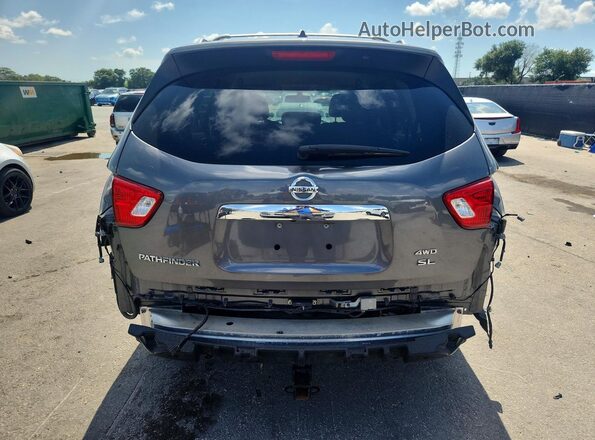 5N1DR2MM6JC667201 2018 NISSAN PATHFINDER Gray Вид ззаду