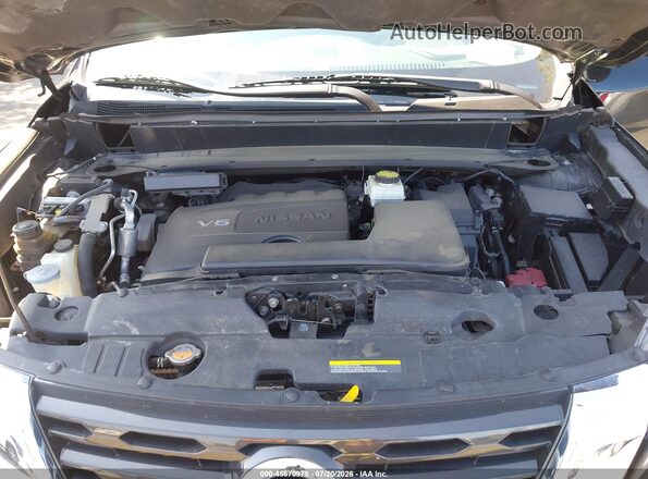 5N1DR2MM6KC584420 2019 NISSAN PATHFINDER Black Widok z tyłu