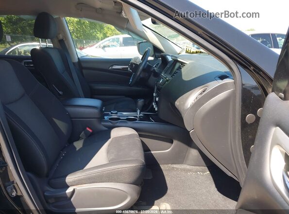 5N1DR2MM6KC584420 2019 NISSAN PATHFINDER Black Widok wnętrza z przodu
