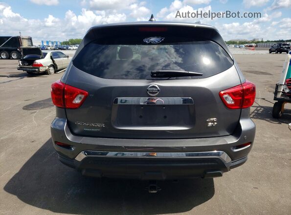 5N1DR2MM6KC587964 2019 NISSAN PATHFINDER Gray უკანა ხედი