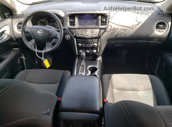 5N1DR2MM6KC587964 2019 NISSAN PATHFINDER Gray წინა პანელის ხედი