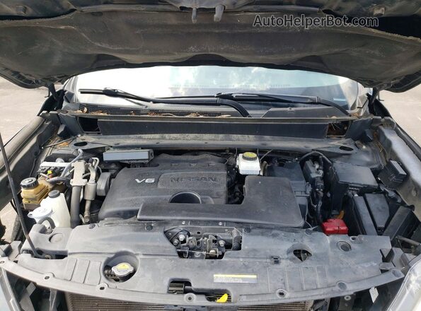 5N1DR2MM6KC587964 2019 NISSAN PATHFINDER Gray ძრავის განყოფილების ხედი
