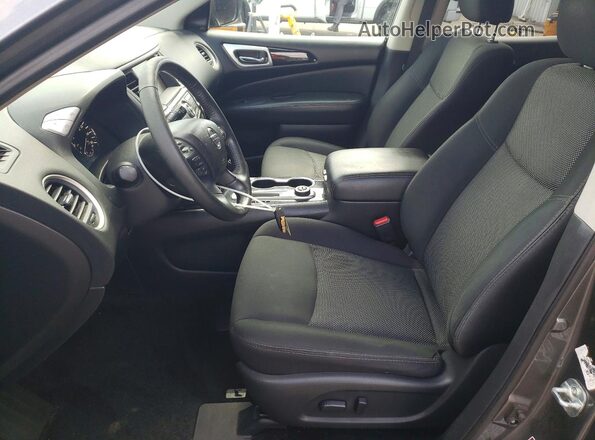 5N1DR2MM6KC587964 2019 NISSAN PATHFINDER Gray წინა სალონის ხედი