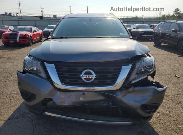 5N1DR2MM6KC593554 2019 NISSAN PATHFINDER Gray Widok z przodu