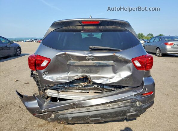 5N1DR2MM6KC593554 2019 NISSAN PATHFINDER Gray Widok z tyłu