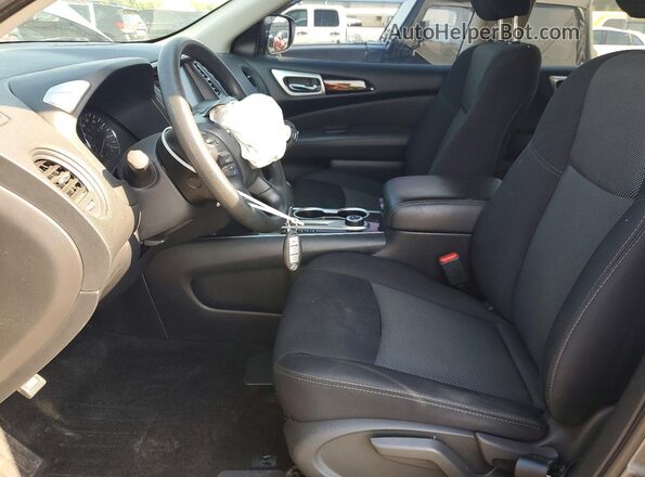 5N1DR2MM6KC593554 2019 NISSAN PATHFINDER Gray Widok wnętrza z przodu