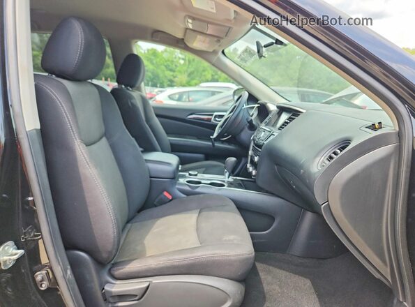 5N1DR2MM6KC653557 2019 NISSAN PATHFINDER Black Widok wnętrza z przodu