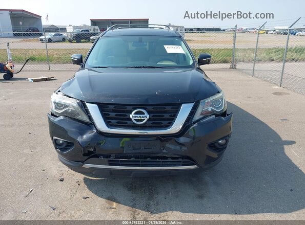5N1DR2MM7HC600035 2017 NISSAN PATHFINDER Black Widok wnętrza z tyłu