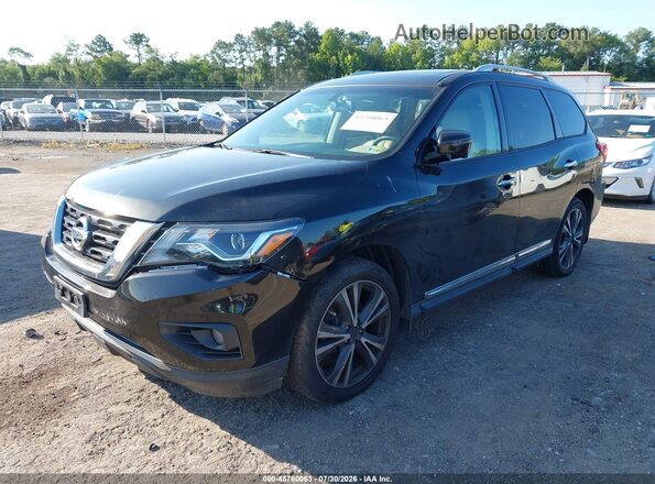 5N1DR2MM7HC602058 2017 NISSAN PATHFINDER Black წინა მარცხენა ხედი სამი მეოთხედიდან