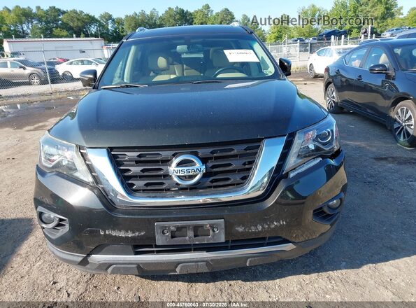 5N1DR2MM7HC602058 2017 NISSAN PATHFINDER Black ხელსაწყოთა პანელის ხედი