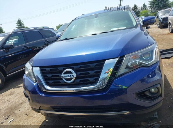 5N1DR2MM7HC606126 2017 NISSAN PATHFINDER Blue Սարքավորումների վահանակի տեսք