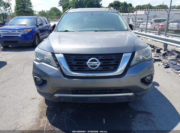 5N1DR2MM7HC606997 2017 NISSAN PATHFINDER Gray Սարքավորումների վահանակի տեսք