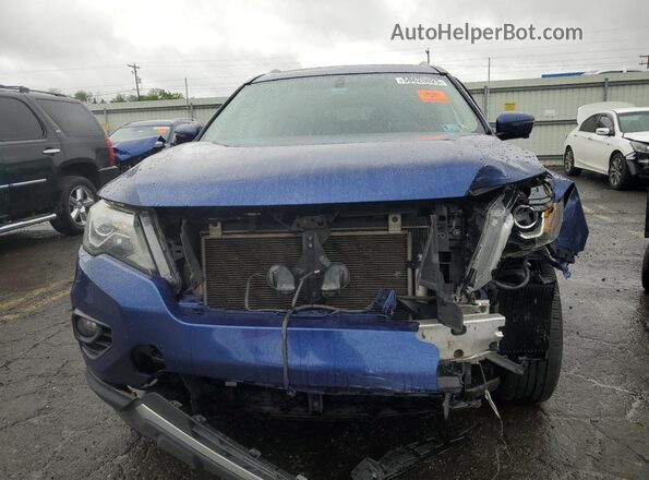 5N1DR2MM7HC611732 2017 NISSAN PATHFINDER Blue Widok z przodu