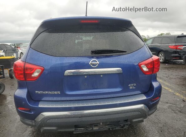 5N1DR2MM7HC611732 2017 NISSAN PATHFINDER Blue Widok z tyłu