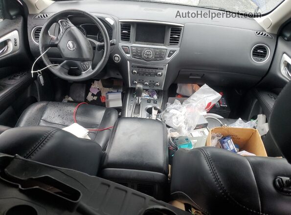 5N1DR2MM7HC611732 2017 NISSAN PATHFINDER Blue Widok deski rozdzielczej