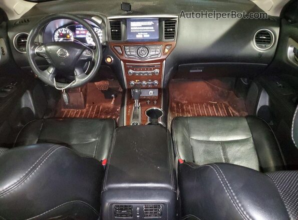 5N1DR2MM7HC615425 2017 NISSAN PATHFINDER Black Widok deski rozdzielczej