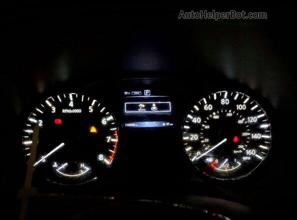 5N1DR2MM7HC615425 2017 NISSAN PATHFINDER Black Widok zestawu wskaźników
