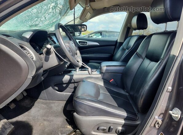 5N1DR2MM7HC649400 2017 NISSAN PATHFINDER Gray Widok wnętrza z przodu