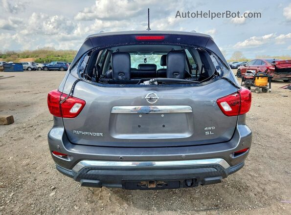 5N1DR2MM7HC649400 2017 NISSAN PATHFINDER Gray Widok z tyłu
