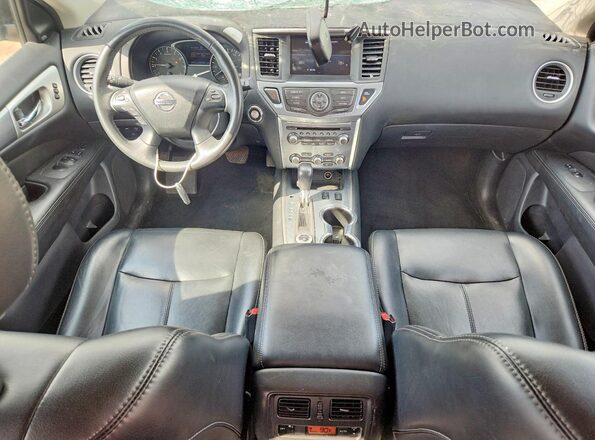 5N1DR2MM7HC649400 2017 NISSAN PATHFINDER Gray Widok deski rozdzielczej