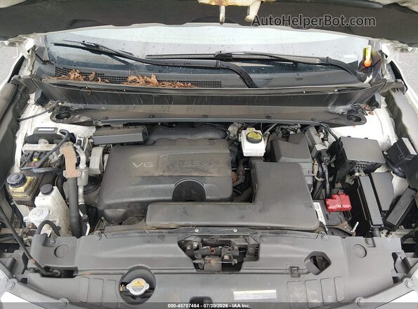 5N1DR2MM7KC604514 2019 NISSAN PATHFINDER White Вид ззаду