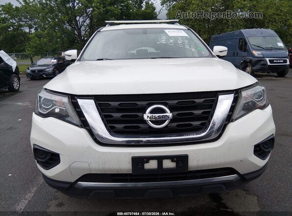 5N1DR2MM7KC604514 2019 NISSAN PATHFINDER White Вид щитка приладів
