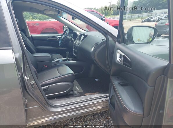 5N1DR2MM7KC613987 2019 NISSAN PATHFINDER Gray Widok wnętrza z przodu