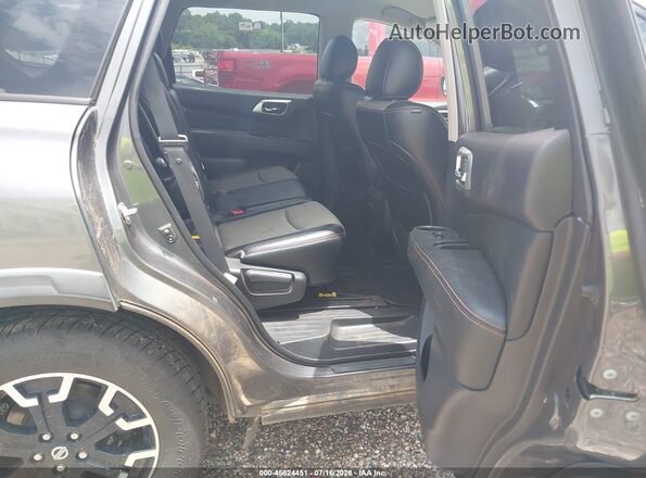 5N1DR2MM7KC613987 2019 NISSAN PATHFINDER Gray Widok naklejki z numerem VIN