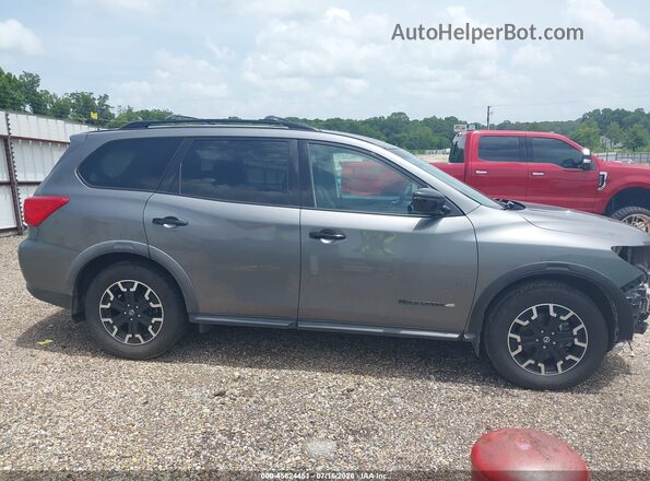 5N1DR2MM7KC613987 2019 NISSAN PATHFINDER Gray Widok wnętrza z tyłu
