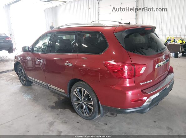 5N1DR2MM8HC625039 2017 NISSAN PATHFINDER Красный Задняя левая четверть