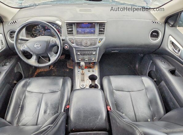 5N1DR2MM8HC647980 2017 NISSAN PATHFINDER Black Dashboard view