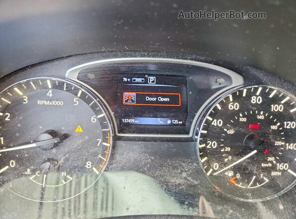 5N1DR2MM8HC647980 2017 NISSAN PATHFINDER Black Instrument cluster view