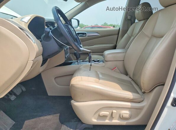 5N1DR2MM8HC650166 2017 NISSAN PATHFINDER White წინა სალონის ხედი