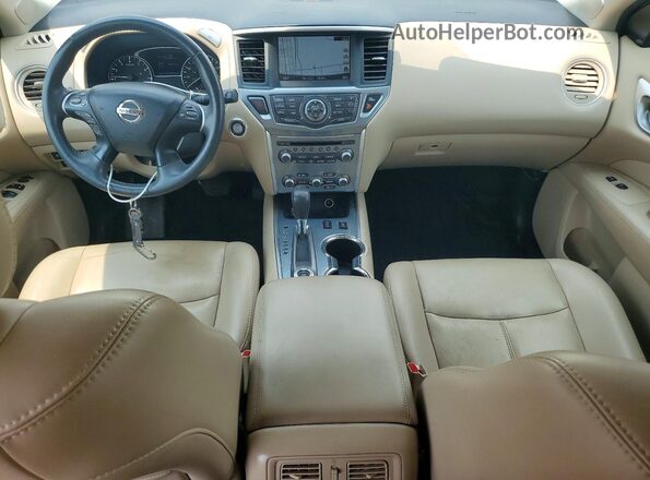 5N1DR2MM8HC650166 2017 NISSAN PATHFINDER White წინა პანელის ხედი
