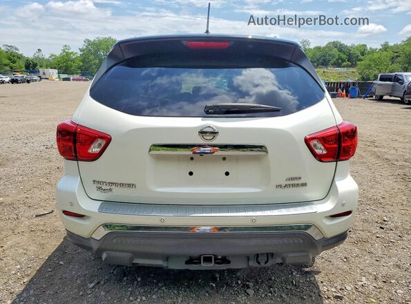 5N1DR2MM8HC681398 2017 NISSAN PATHFINDER White Հետևի տեսք