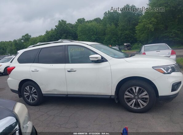 5N1DR2MM8HC683684 2017 NISSAN PATHFINDER Белый Вид задней части салона