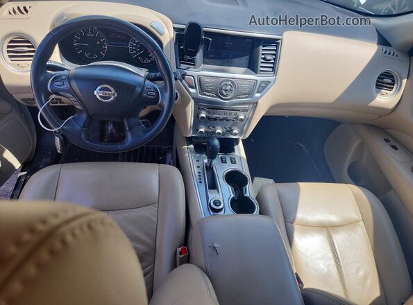 5N1DR2MM8HC906130 2017 NISSAN PATHFINDER White Առջևի վահանակի տեսք