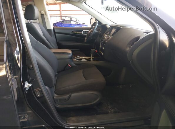 5N1DR2MM8JC602463 2018 NISSAN PATHFINDER Black Widok wnętrza z przodu