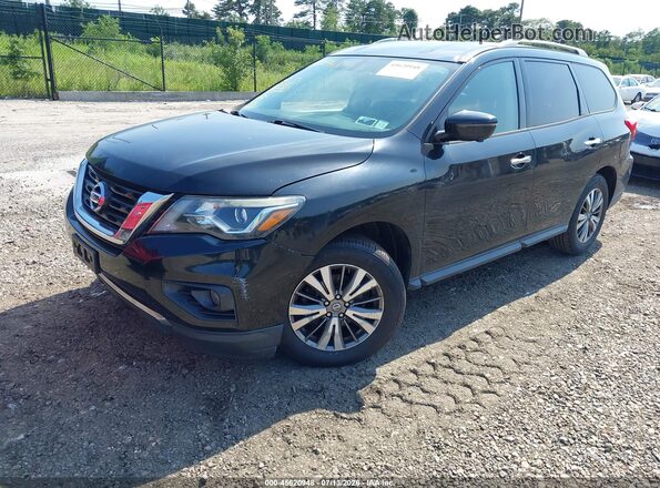 5N1DR2MM8JC628478 2018 NISSAN PATHFINDER Black Vista tres cuartos delantera izquierda