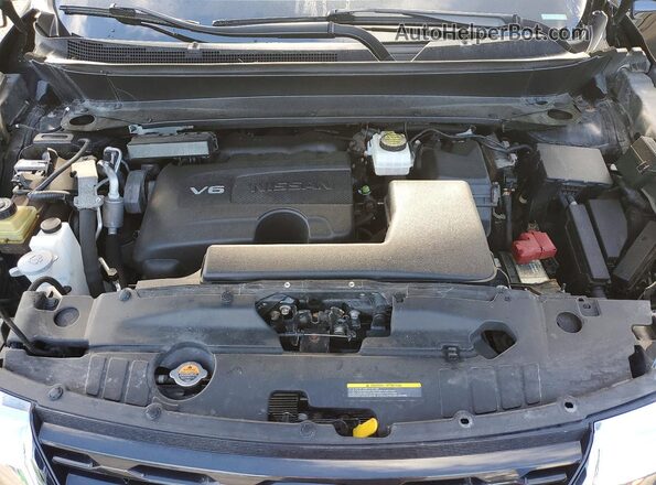 5N1DR2MM8JC640582 2018 NISSAN PATHFINDER Черный Вид подкапотного пространства