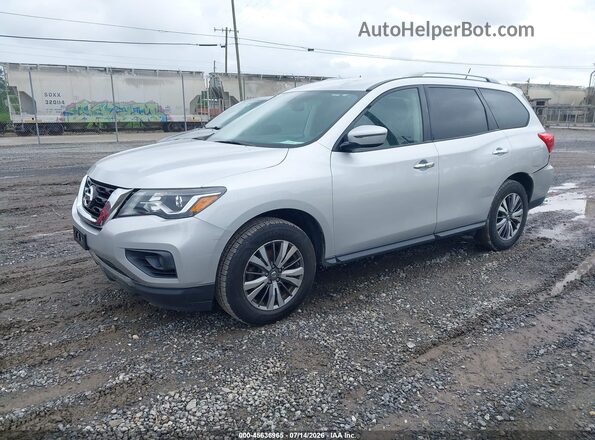 5N1DR2MM8JC642056 2018 NISSAN PATHFINDER Silver Առջևի ձախ երեք քառորդ տեսարան