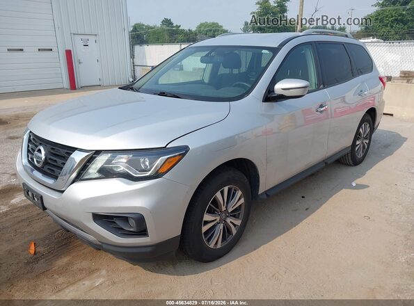 5N1DR2MM8JC642770 2018 NISSAN PATHFINDER Silver Vista tres cuartos delantera izquierda