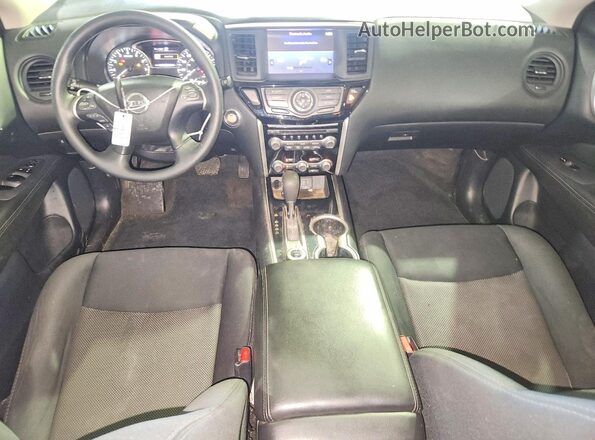 5N1DR2MM8JC658287 2018 NISSAN PATHFINDER Blue Dashboard view
