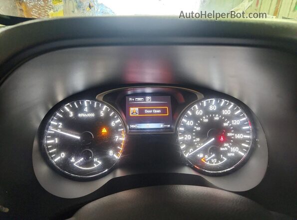 5N1DR2MM8JC658287 2018 NISSAN PATHFINDER Blue Instrument cluster view