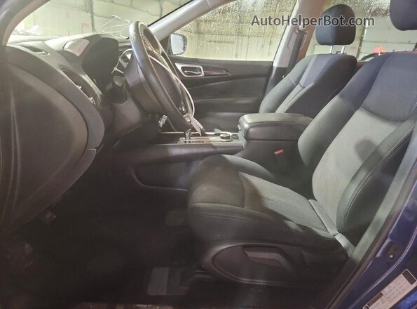 5N1DR2MM8JC658287 2018 NISSAN PATHFINDER Blue Front interior view