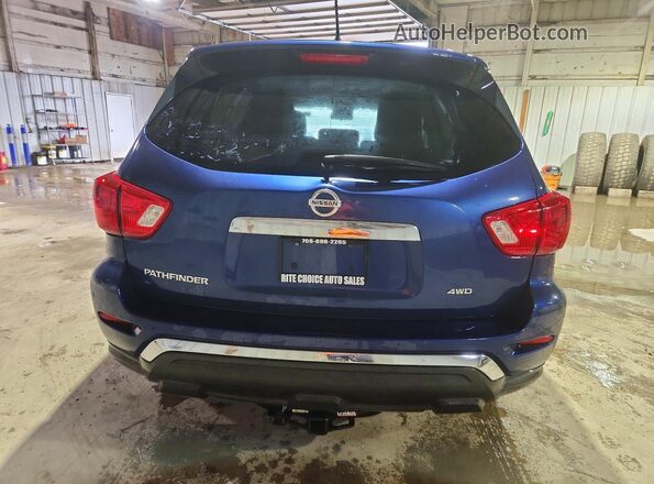 5N1DR2MM8JC658287 2018 NISSAN PATHFINDER Blue Rear view