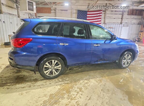 5N1DR2MM8JC658287 2018 NISSAN PATHFINDER Blue Rear right