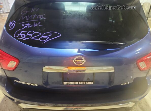 5N1DR2MM8JC658287 2018 NISSAN PATHFINDER Blue 